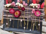 Cadre de fleurs séchées