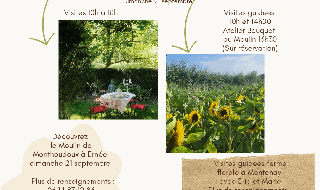 Journée de la fleur Française & Journée Européenne du Patrimoine Journée de la fleur Française & Journée Européenne du Patrimoine