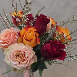 Bouquet botte 10 Roses.