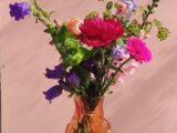 Bouquet et vase « Poisson »