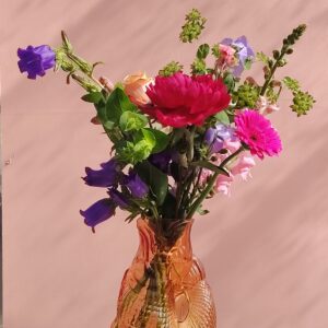 Bouquet et vase "Poisson"